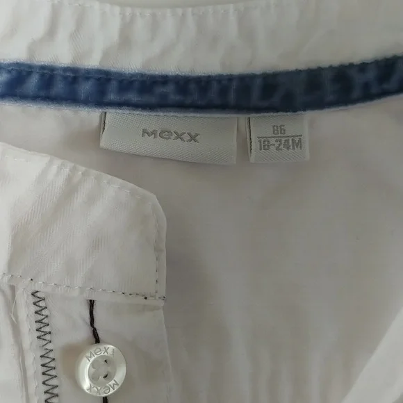 Mexx I Have Got the Look Button Down Shirt 18-24 Months - Picture 7 of 10